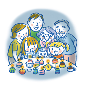 家族でキャンドルナイト
