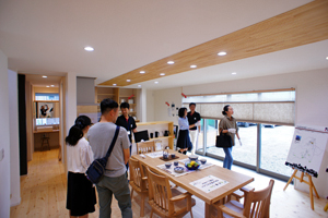 西脇建設 見学会の様子
