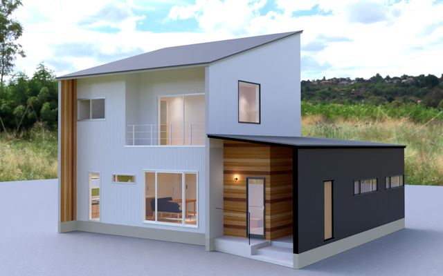 上越市柿崎 新築住宅外観