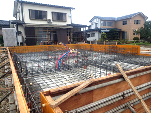 新築工事 基礎工事