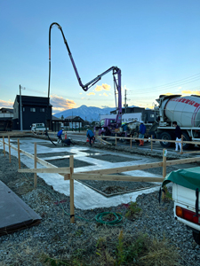 西脇建設新社屋 基礎工事