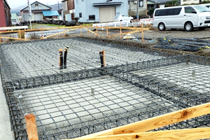 西脇建設新社屋 基礎工事