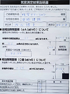 気密測定