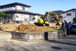 上越市 新築工事 地業