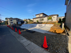 上越市新築 基礎工事