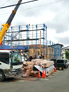 新築工事 建て方