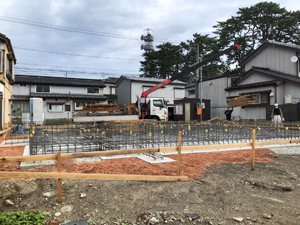 住宅新築 基礎鉄筋