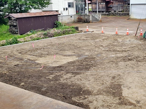 新築工事 位置出し