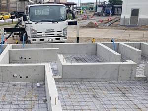 事務所新築 基礎工事