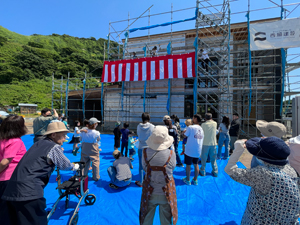 ナグテツ様 上棟式