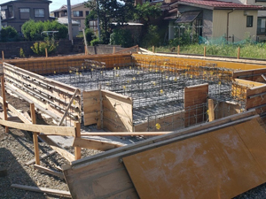新築 基礎工事