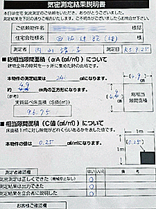 気密測定