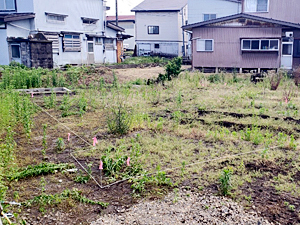 新築工事 位置出し