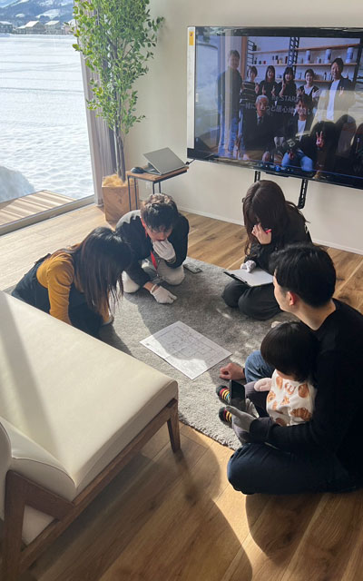 完成見学会