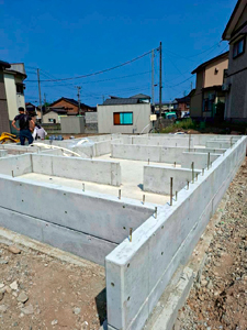 基礎完成