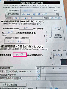 気密測定