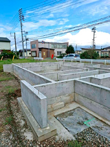基礎コンクリート完成