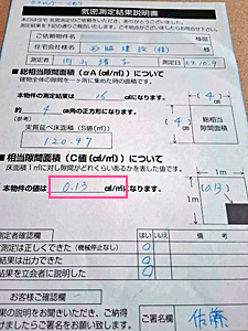 気密測定