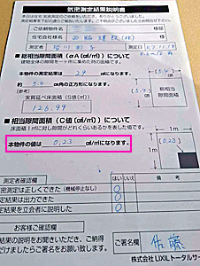 気密測定