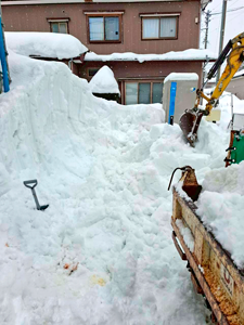 除雪作業