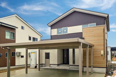 妙高市 新築ZEH住宅 外観