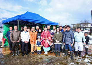 上越市 高性能住宅 地鎮祭