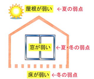 夏冬の弱点