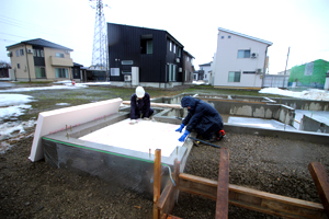 上越市　ゼロエネ住宅　基礎断熱