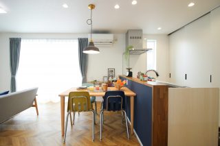 ロフトのある家 ダイニングキッチン