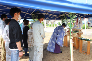 上越市三和　地鎮祭