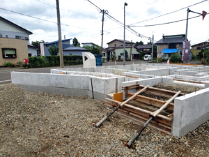 三和区　新築　基礎工事