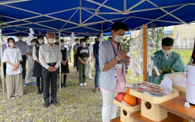 西脇建設　地鎮祭