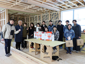 西脇建設新社屋　上棟