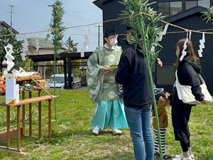 新築工事　地鎮祭