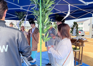 新築　地鎮祭