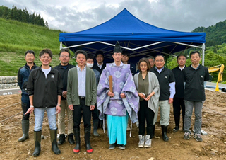 長野県栄村　地鎮祭