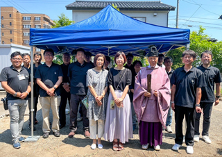 新築　地鎮祭