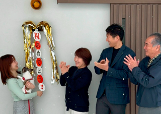 新築お引き渡し